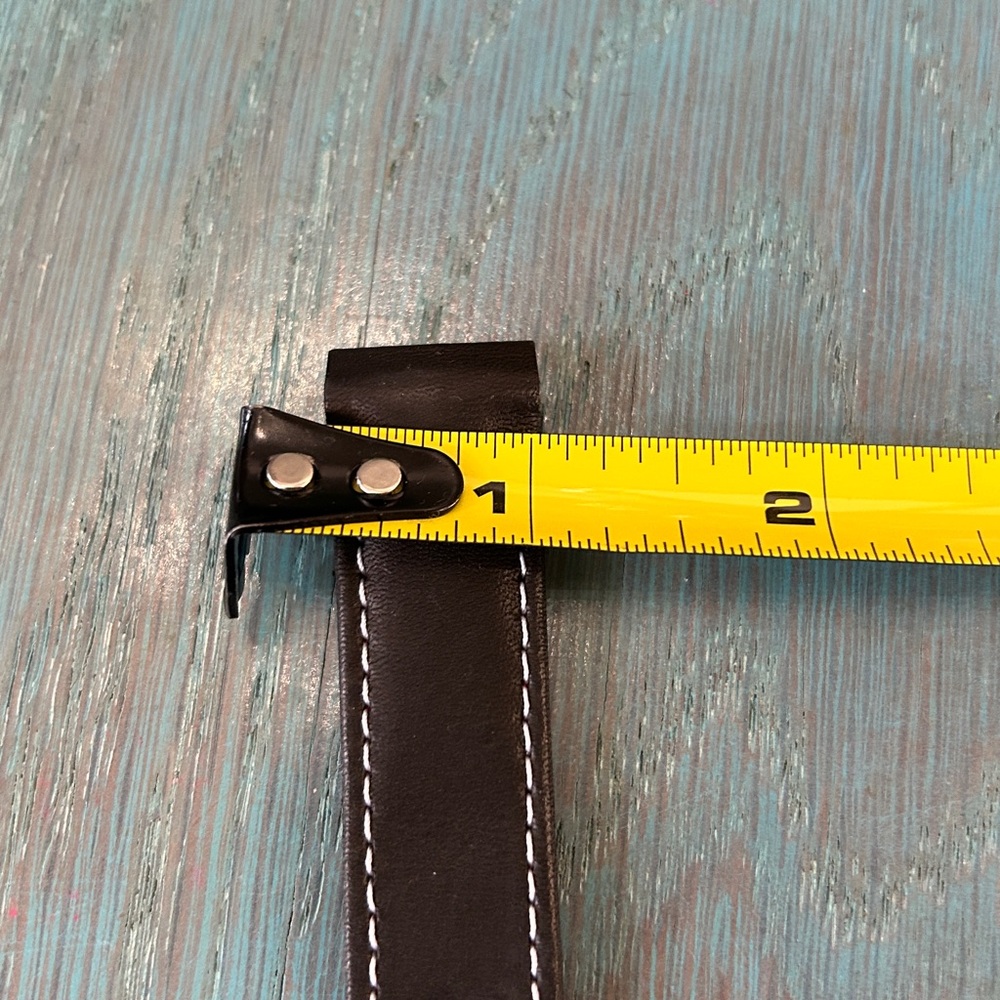 Mugatoo Paris Black Leather Watch Strap - Picture 3 of 8